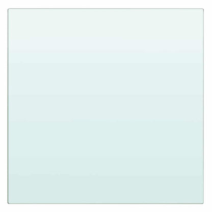 Shelves 2 pcs Panel Glass Clear 30x30 cm