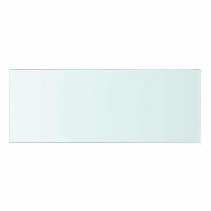 Shelves 2 pcs Panel Glass Clear 40x15 cm