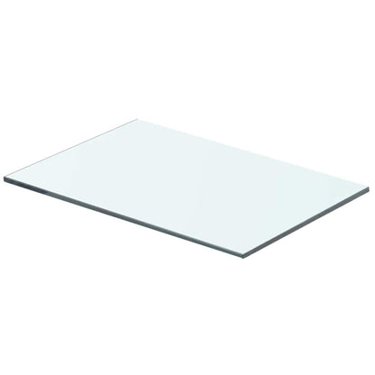 Shelves 2 pcs Panel Glass Clear 40x20 cm