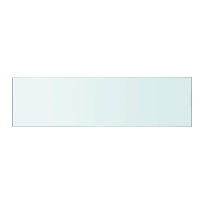 Shelves 2 pcs Panel Glass Clear 50x12 cm