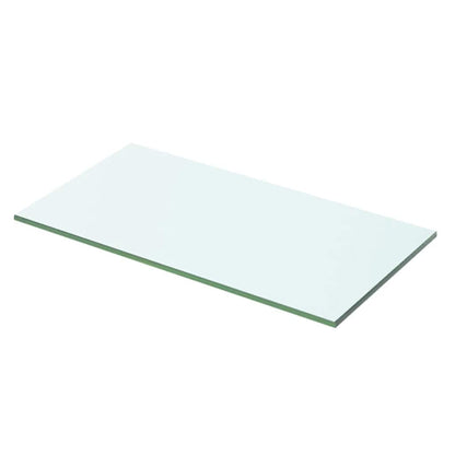 Shelves 2 pcs Panel Glass Clear 50x20 cm