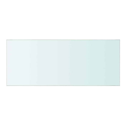 Shelves 2 pcs Panel Glass Clear 50x20 cm