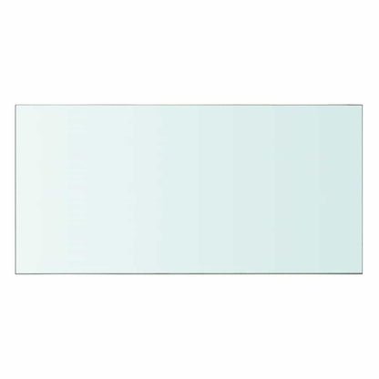 Shelves 2 pcs Panel Glass Clear 60x30 cm