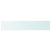 Shelves 2 pcs Panel Glass Clear 70x12 cm