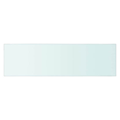 Shelves 2 pcs Panel Glass Clear 70x20 cm
