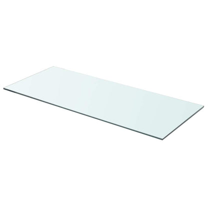 Shelves 2 pcs Panel Glass Clear 70x30 cm