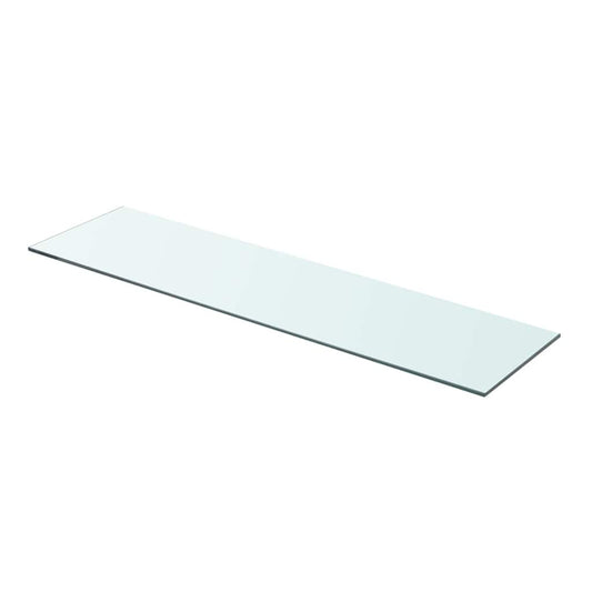 Glass Panel | Set of 2 | Clear | Tempered Glass | 80x20 cm | Durable