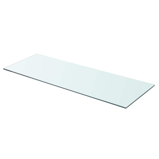 Glass Panel | Set of 2 | Clear | Tempered Glass | 80x30 cm