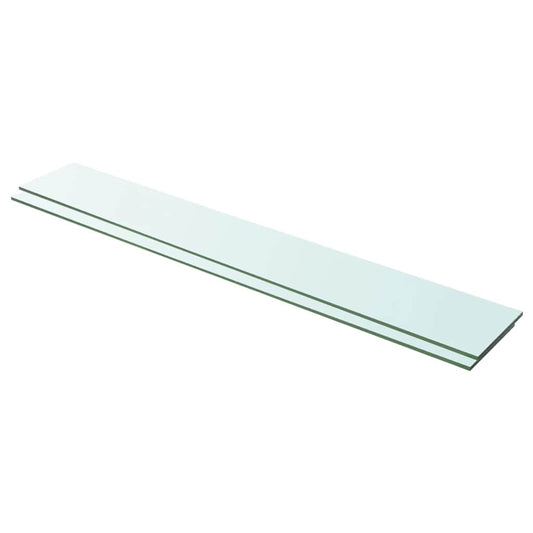 Glass Panel | Set of 2 | Clear | Tempered glass | 100x15cm | Stackable