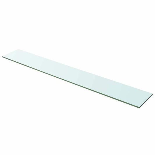 Glass Panel | Set of 2 | Clear | Tempered glass | 100x15cm | Stackable