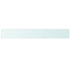 Shelves 2 pcs Panel Glass Clear 110x15 cm