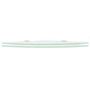 Corner Shelves 2 pcs with Chrome Supports Glass White 25x25 cm