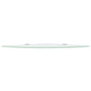 Corner Shelves 2 pcs with Chrome Supports Glass White 25x25 cm