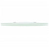 Corner Shelves 2 pcs with Chrome Supports Glass White 35x35 cm