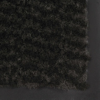 Dust Control Mats 2 pcs Rectangular Tufted 40x60 cm Black