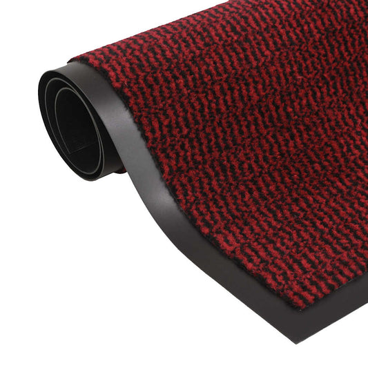 Door Mat | Set of 2 | Red | Tufted polypropylene | 60x90 cm | Door Mat