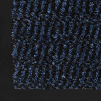 Dust Control Mats 2 pcs Rectangular Tufted 60x90 cm Blue