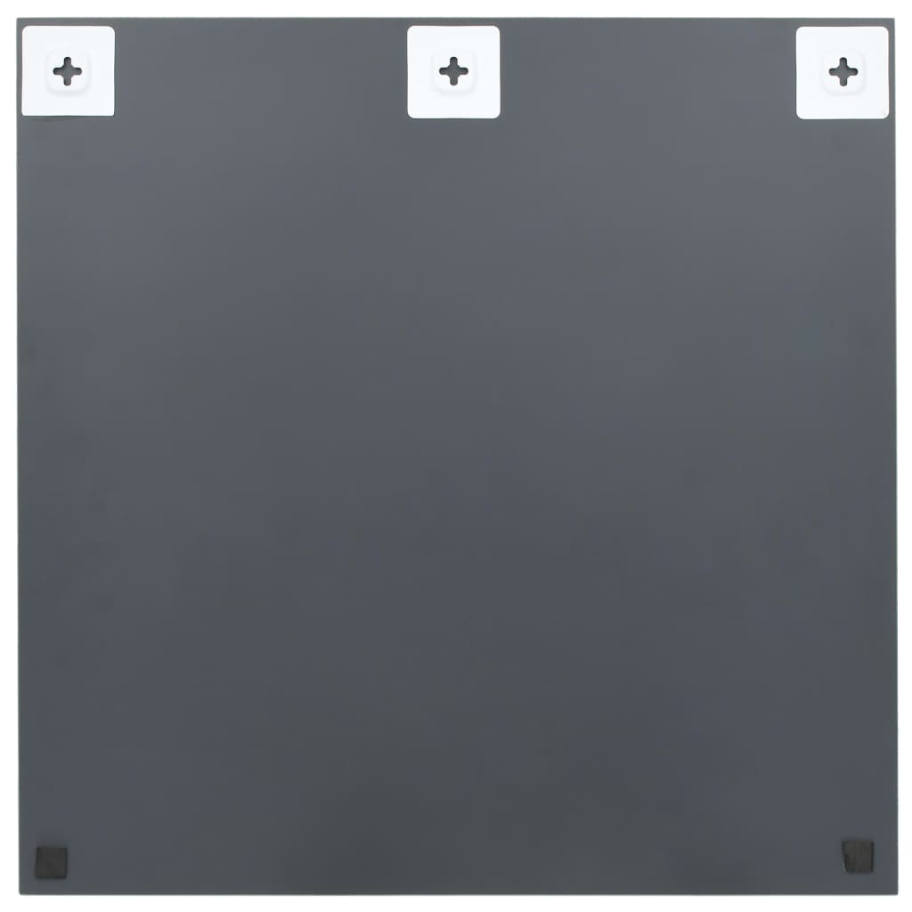 Wall Mirrors 2 pcs 23.6"x23.6" Square Glass