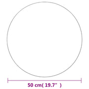 Wall Mirrors 2 pcs 50 cm Round Glass