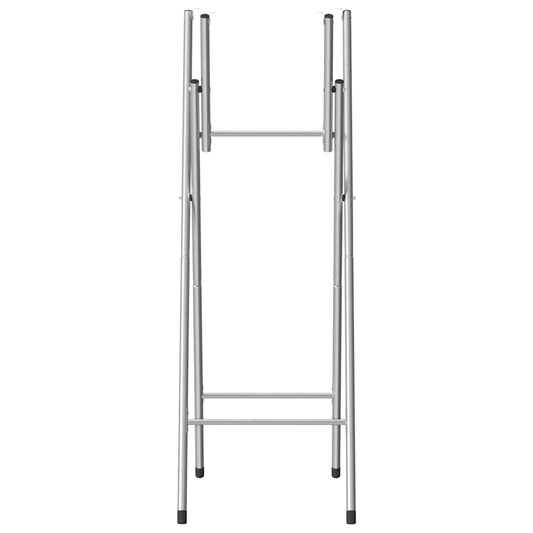 Table Leg | Silver | Galvanised Steel | Standard | Foldable | Bar Table
