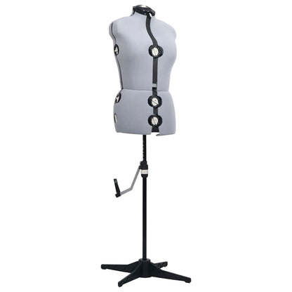 Adjustable Dress Form Female Grey M Size 40-46