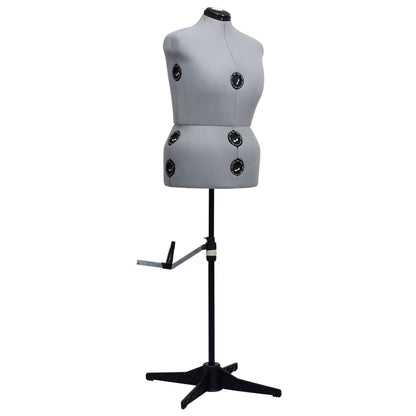 Adjustable Dress Form Female Grey L Size 44-50
