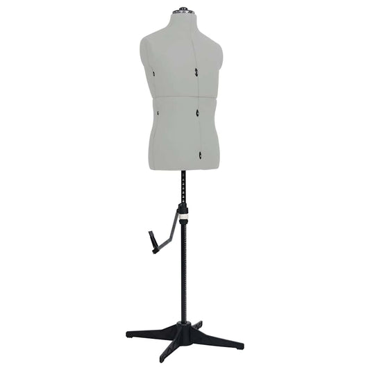 Dress Form | Grey and Black | Polyester, ABS | 37-45 | Height-Adjustable