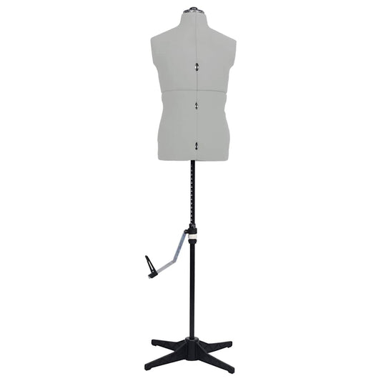 Dress Form | Grey and Black | Polyester, ABS | 37-45 | Height-Adjustable
