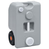 Wheeled Water Tank for Camping 25 L Grey