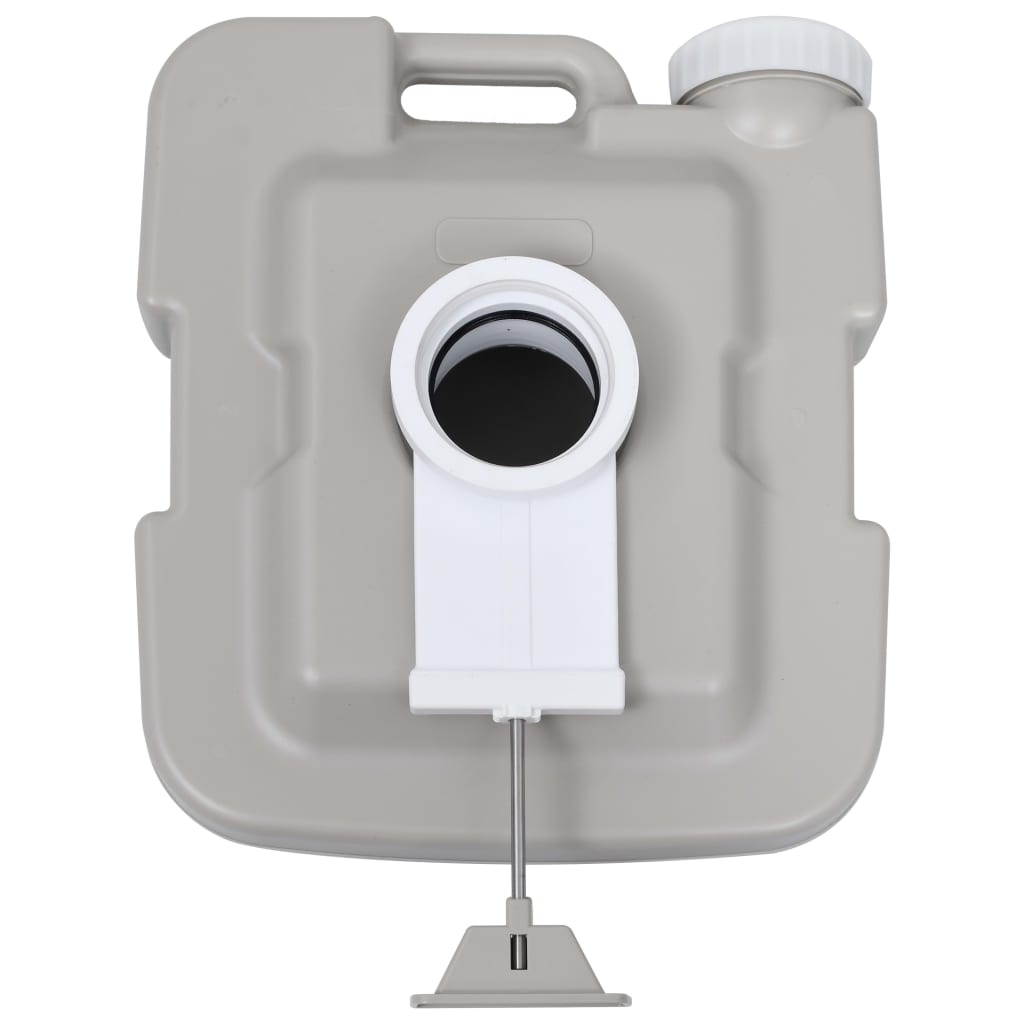 Portable Camping Toilet Grey 10+10 L