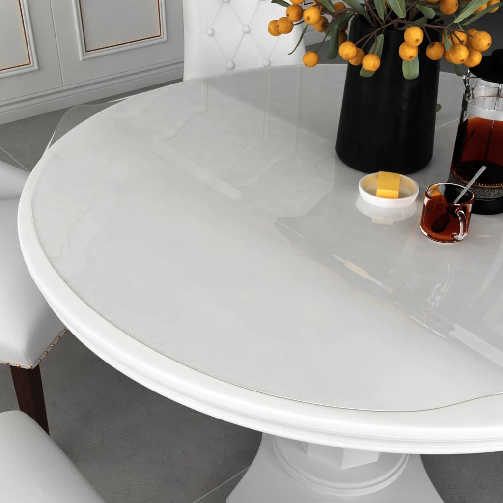 Table Protector | Transparent | PVC | 90 cm diameter | Table Protector