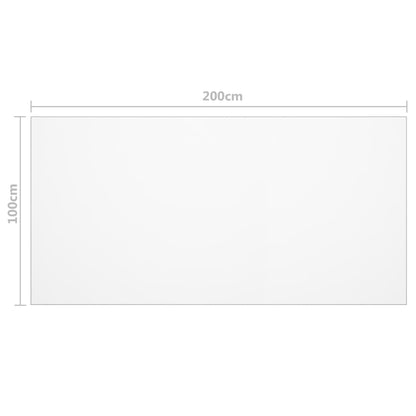 Table Protector Matt 200x100 cm 1.6 mm PVC