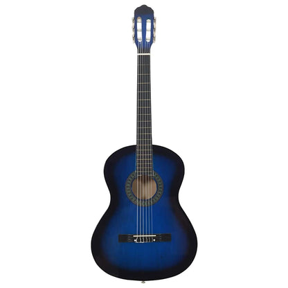 Classical Guitar for Beginner Blue 4/4 39" Basswood