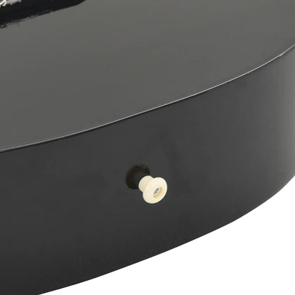 12 Piece Classical Guitar Beginner Set Black 4/4 39"