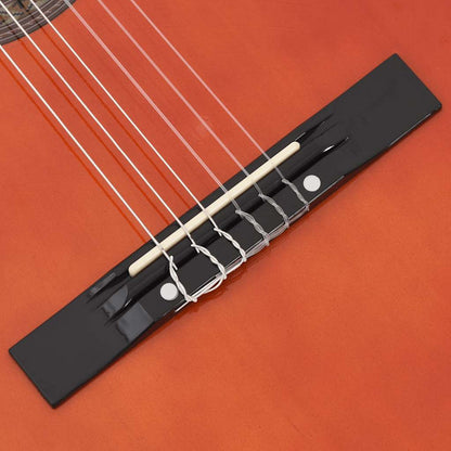 12 Piece Classical Guitar Beginner Set 4/4 39"