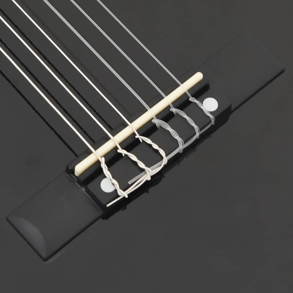 Classical Guitar for Beginner and Kids Black 1/2 34"