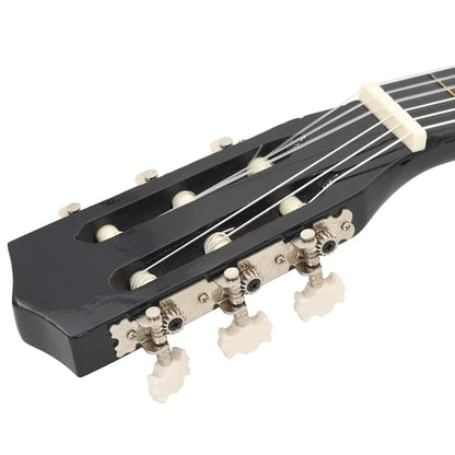 Classical Guitar for Beginner and Kids Black 1/2 34"