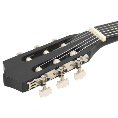 Western Classical Cutaway Guitar with 6 Strings Black 38"