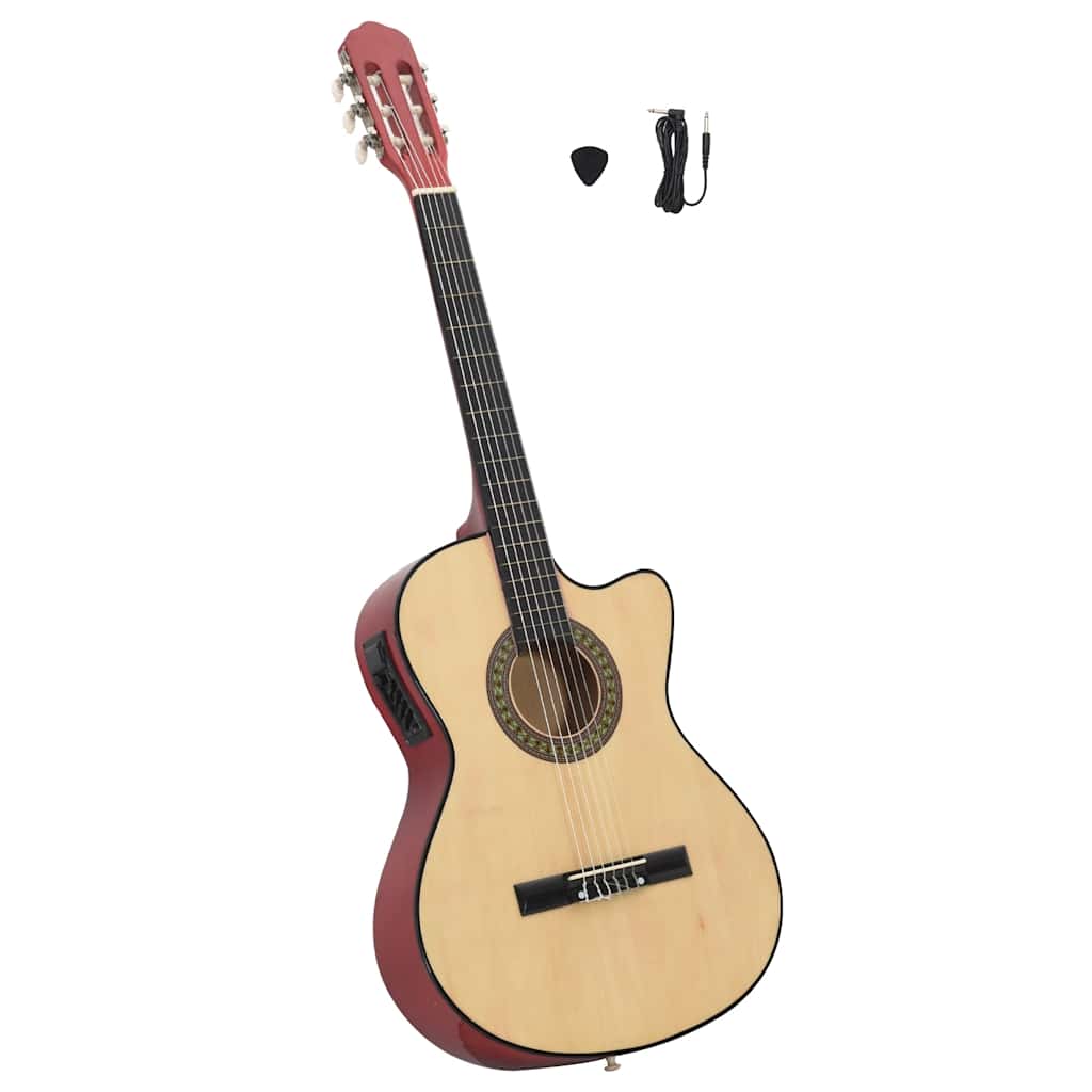 Western Classical Cutaway Guitar with Equalizer and 6 Strings