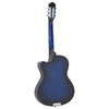 12 Piece Western Guitar Set with Equalizer and 6 Strings Blue