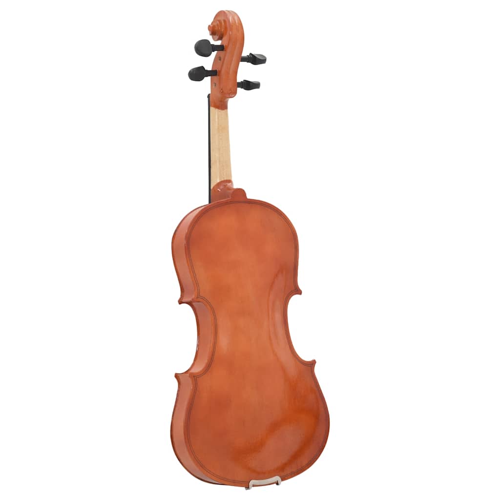 Violin Full Set with Bow and Chin Rest Dark Wood 4/4