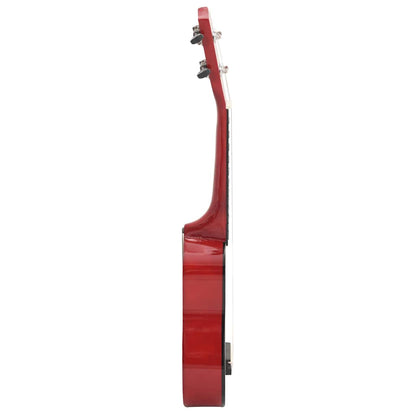 Soprano Ukulele Set with Bag for Kids Light Wood 21"