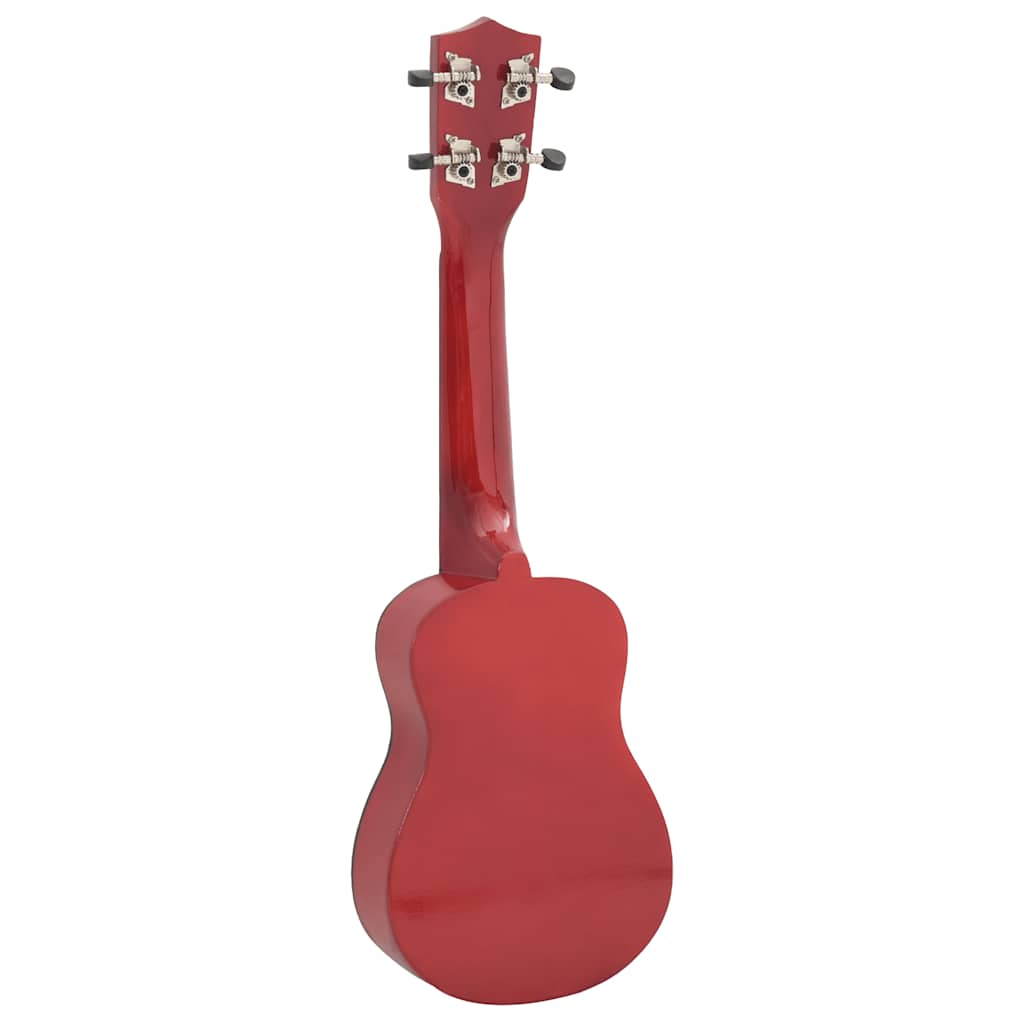 Soprano Ukulele Set with Bag for Kids Light Wood 21"