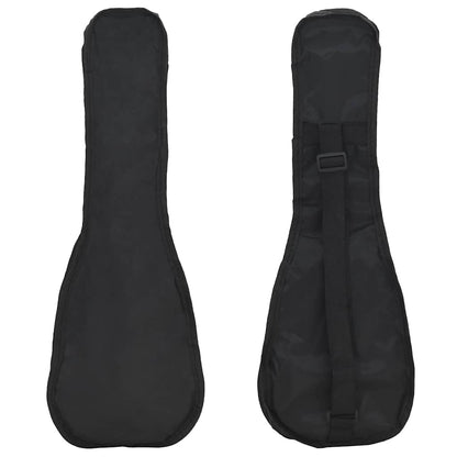 Soprano Ukulele Set with Bag for Kids Black 21"