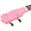 Soprano Ukulele Set with Bag for Kids Pink 21"