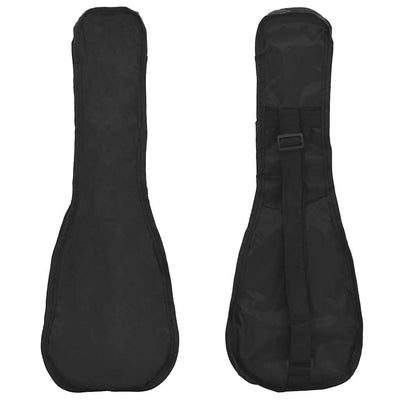 Soprano Ukulele Set with Bag for Kids Black 23"