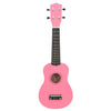 Soprano Ukulele Set with Bag for Kids Pink 23"