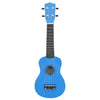 Soprano Ukulele Set with Bag for Kids Baby Blue 23"