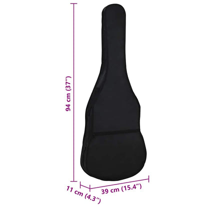 Guitar Bag for 3/4 (36") Classical Guitar Black 94x35 cm Fabric