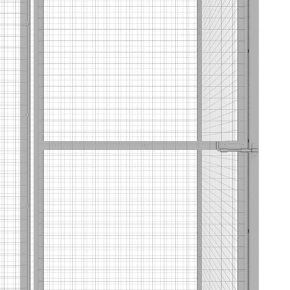 Cat Cage 6x1.5x1.5 m Galvanised Steel